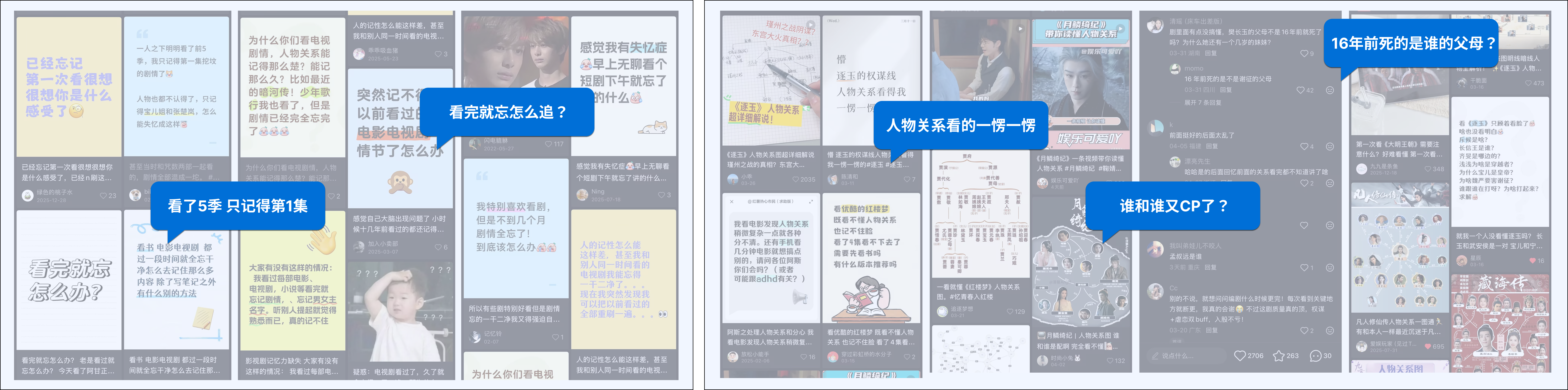 小红书用户追剧痛点帖子合集